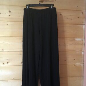 Planet by Lauren palazzo pants in matt jersey, size 1 (4-8) black